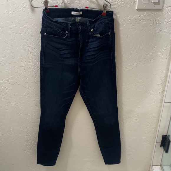 Good American Denim - Good American Dark Indigo Ankle Jeans